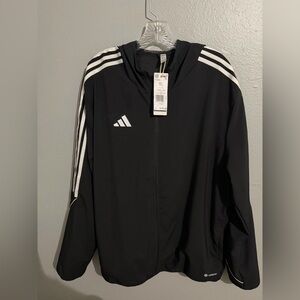 Adidas Tiro 23 Windbreaker Jacket Men’s XL Black White AEROREADY NWT